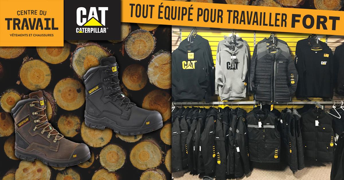 Vetement de travail caterpillar best sale pas cher